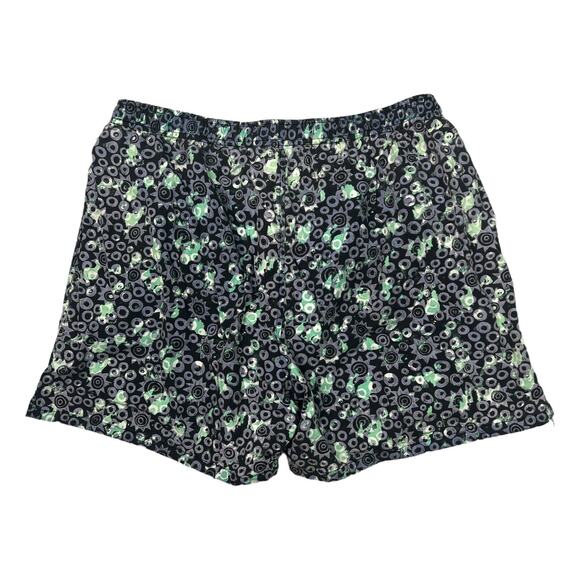 Pierre Cardin VTG Y2K Swim Trunks Shorts AOP 4" Inseam Mesh Liner Blue Large - Picture 2 of 6